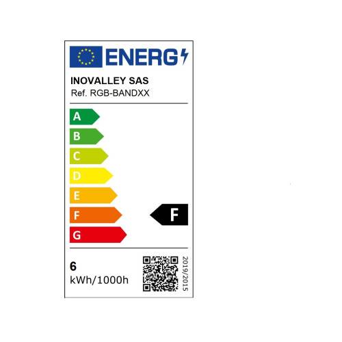 Inovalley - Ruban LED multicolore 5 mètres 220V IP65 - Imagen 7
