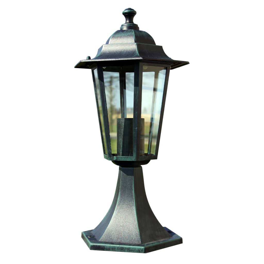 Lampadaire de jardin - Lampadaire d'extérieur Vert foncé/Noir Aluminium MP526 - Image 1