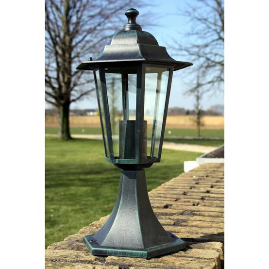 Lampadaire de jardin - Lampadaire d'extérieur Vert foncé/Noir Aluminium MP526 - Image 2