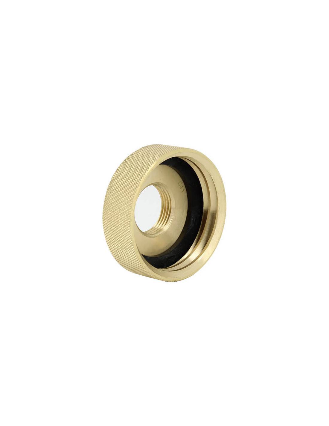 Bouchon S60X6 Laiton avec épaulement - Femelle 3/4'' - Imagen 3