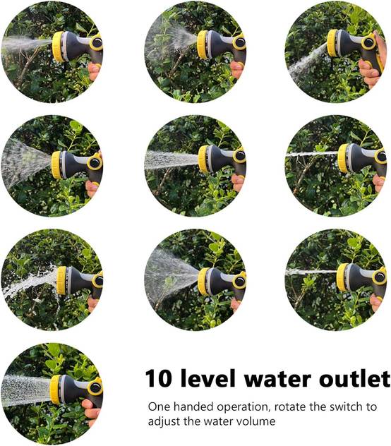 Pistolet d'arrosage de jardin avec 10 modes d'arrosage - IntiMeg - Image 4