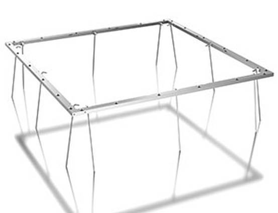 Guardi - Cadre de sol avec seuil de porte pour l'abri de jardin - taille M - 190x190 cm - Aluminium Guardi - Imagen 1