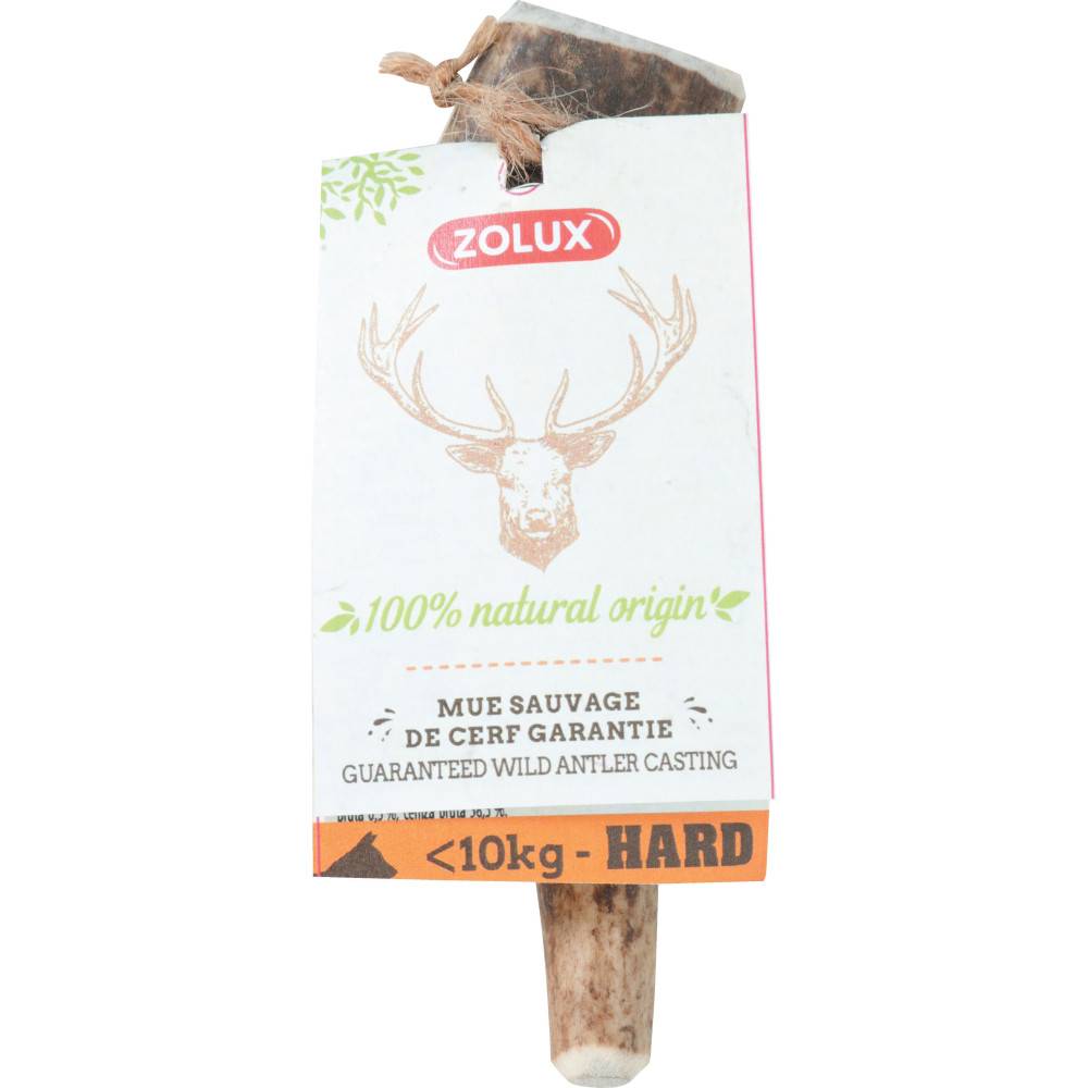 Zolux - Bois de Cerf entier XS friandise à mâcher pour chien de moins de 10 kg - Imagen 2