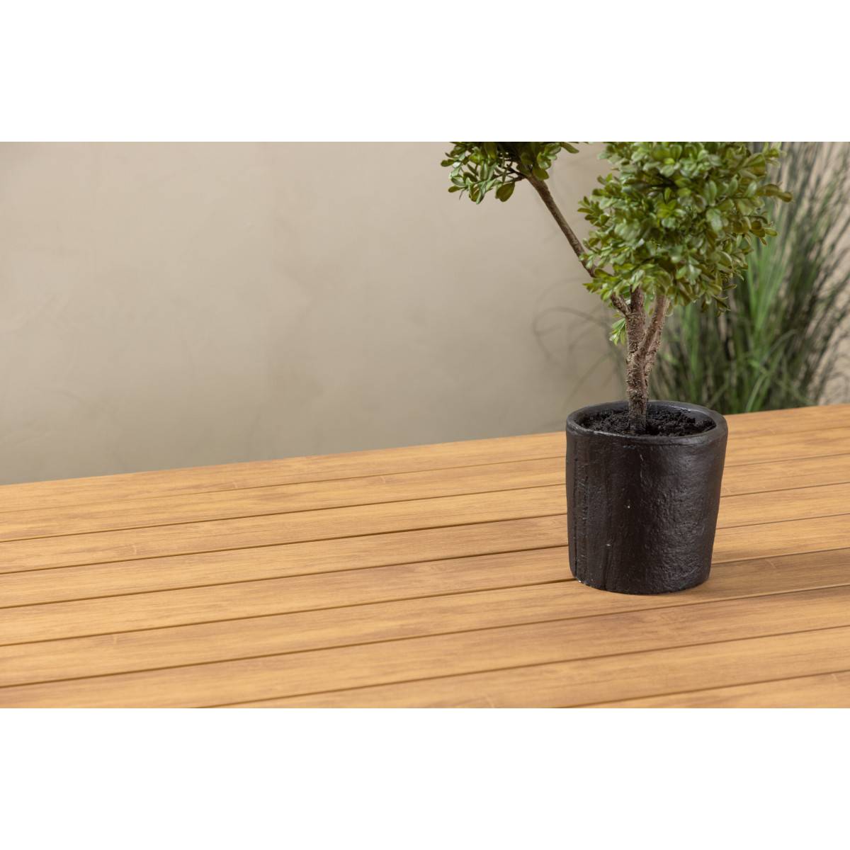 Paris Prix - Table de Jardin "Break" 205cm Beige & Naturel - Image 8