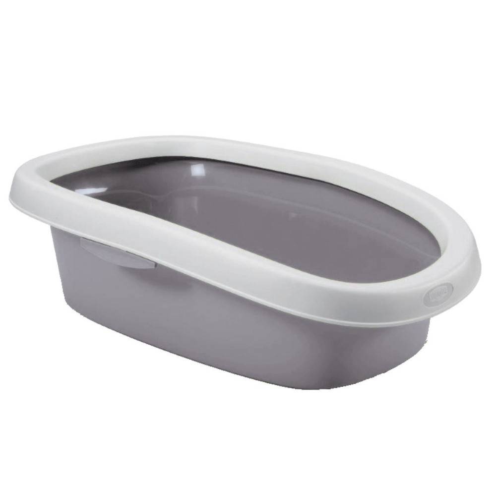 animallparadise - Bac a litière sprint 20, gris pierre 39 x 58 x 17 h  pour chat - Imagen 1