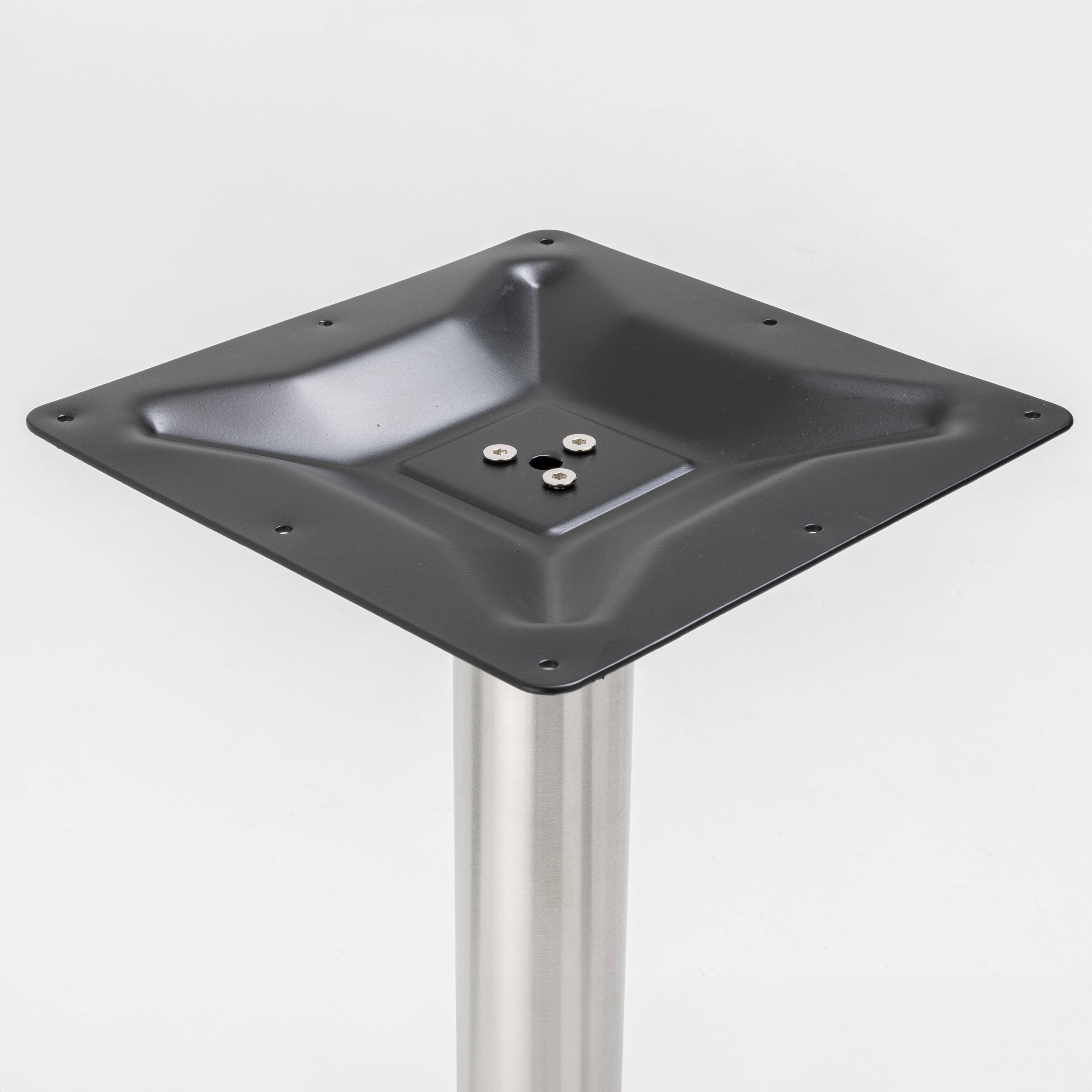 Oviala - Pied de table en acier inoxydable gris Sutton Sutton - Oviala - Imagen 4