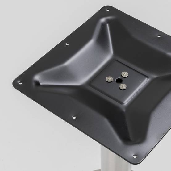 Oviala - Pied de table en acier inoxydable gris Sutton Sutton - Oviala - Imagen 5