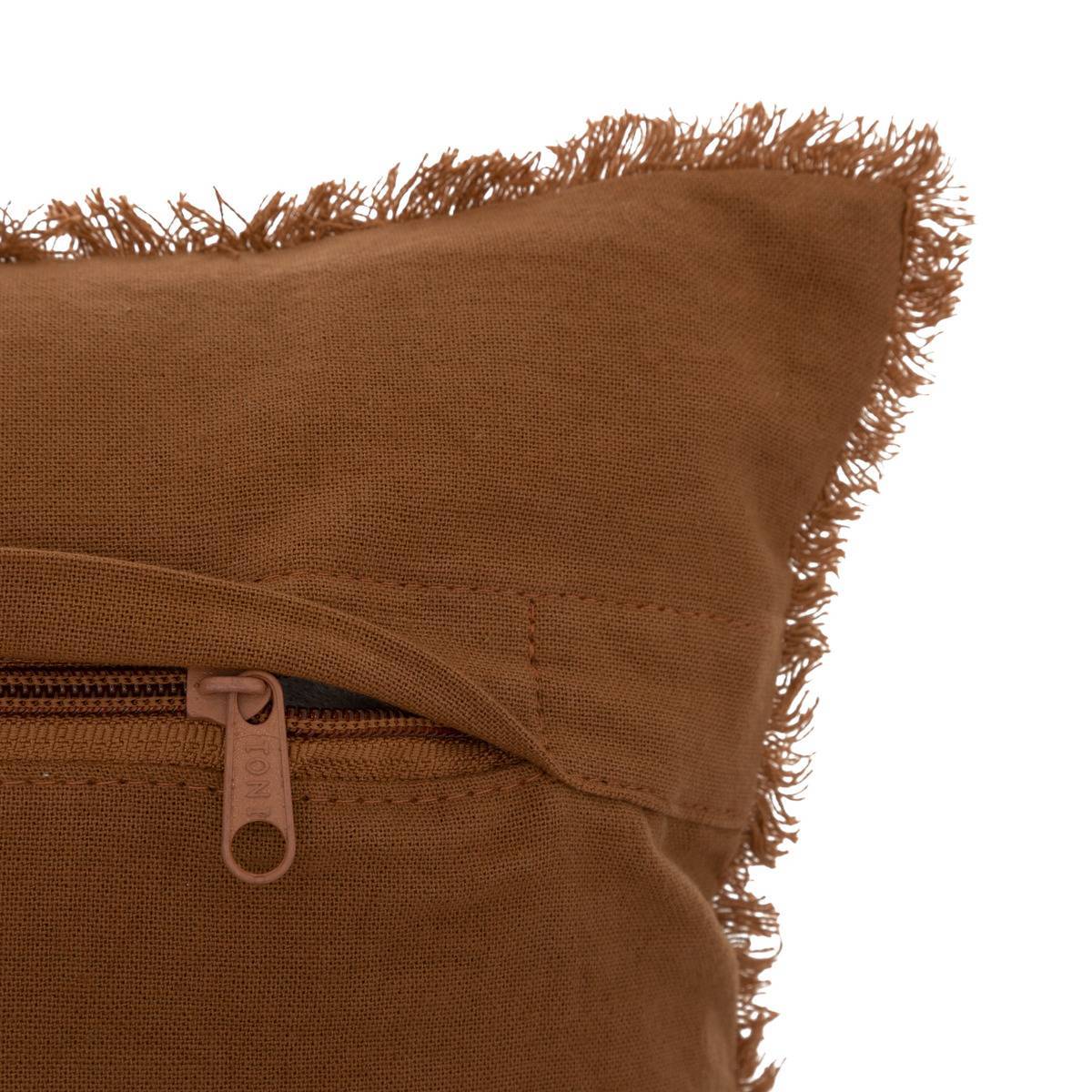 Atmosphera - Coussin nid d'abeille "Widdy" 45x45cm rose terracotta - Atmosphera Créateur d'intérieur - Imagen 3