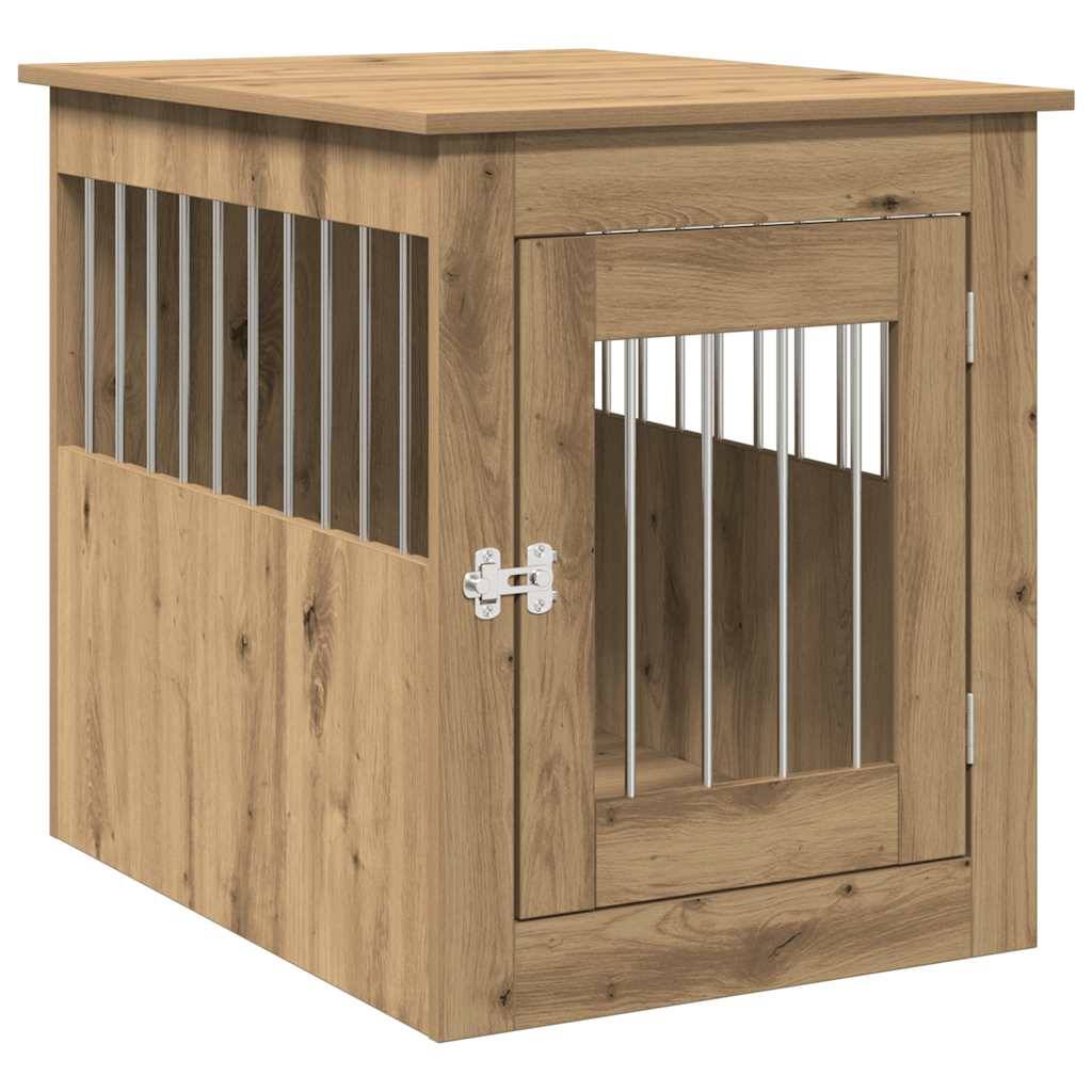 Niche plastique bois et acier marron  55 x 75 x 65 cm  - Prolenta premium p371.4 - Image 1