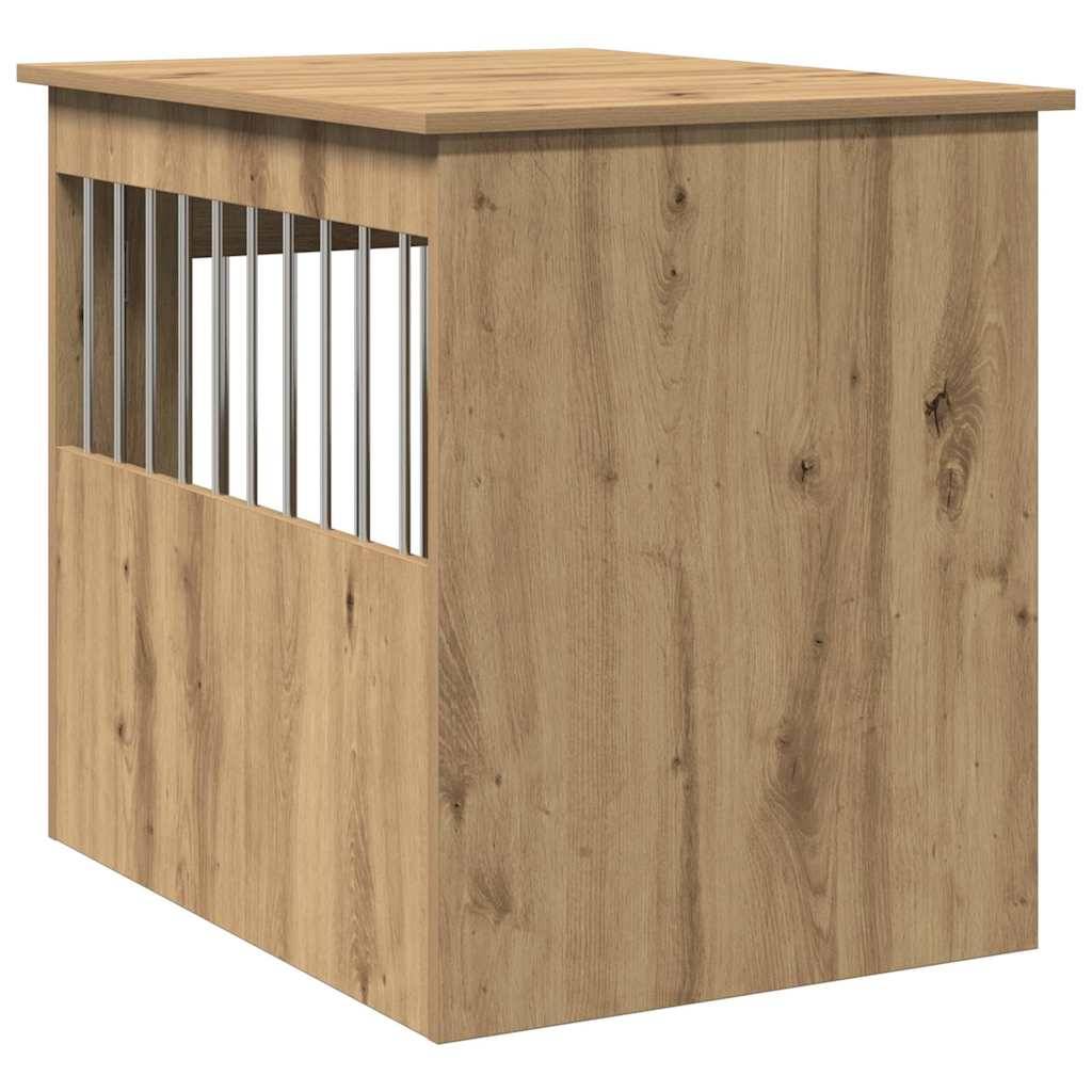 Niche plastique bois et acier marron 55 x 75 x 65 cm - Prolenta premium p371.4 - Image 7