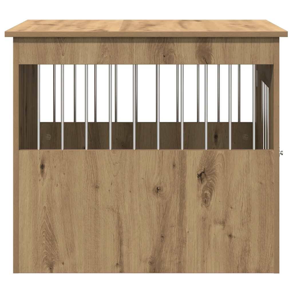 Niche plastique bois et acier marron  55 x 75 x 65 cm  - Prolenta premium p371.4 - Image 6