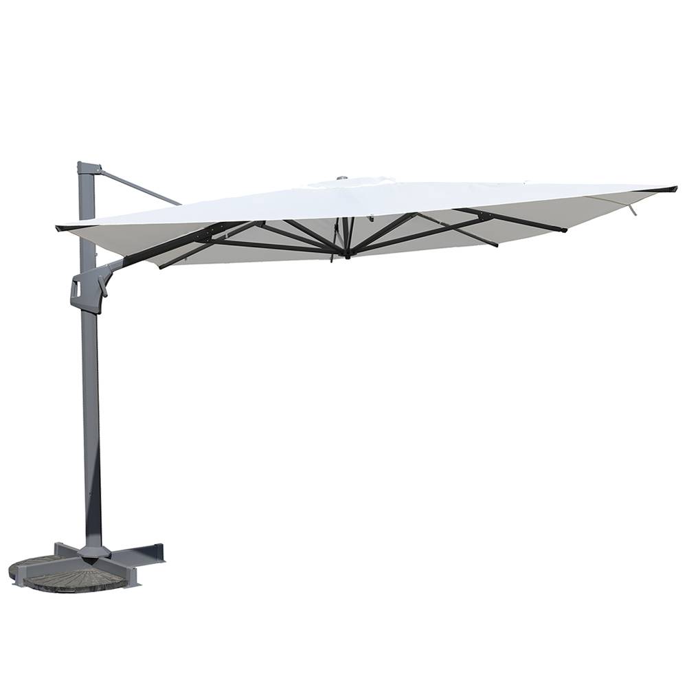 Parasol déporté écru 4x3 m Neptunia - Gecko Jardin - Imagen 2