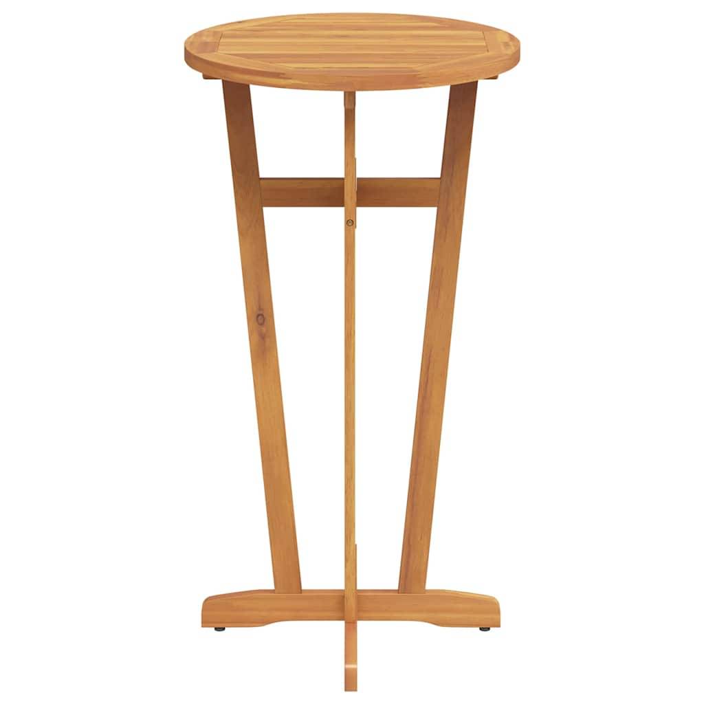 Table de bar de jardin bois d'acacia Ø 60 x 105 cm - PANGIVO - Image 5