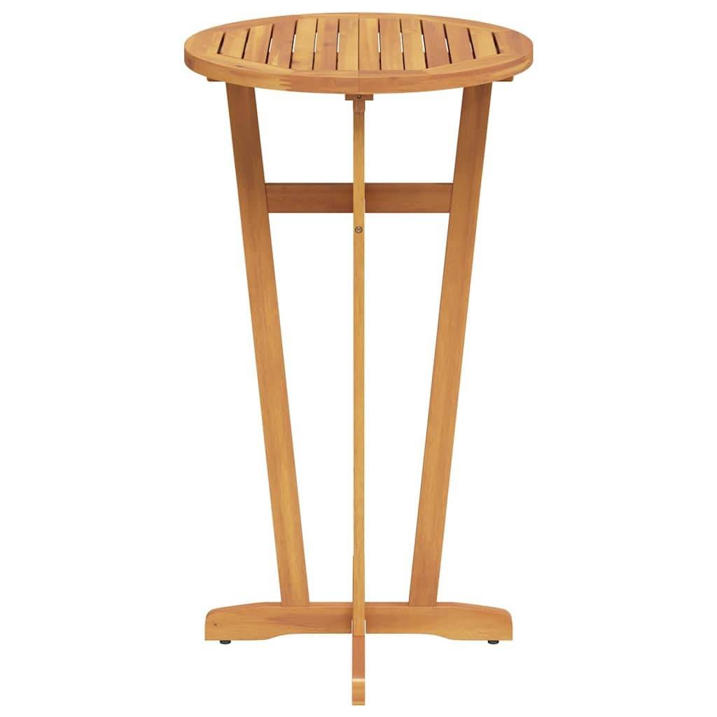 Table de bar de jardin bois d'acacia Ø 60 x 105 cm - PANGIVO - Image 6