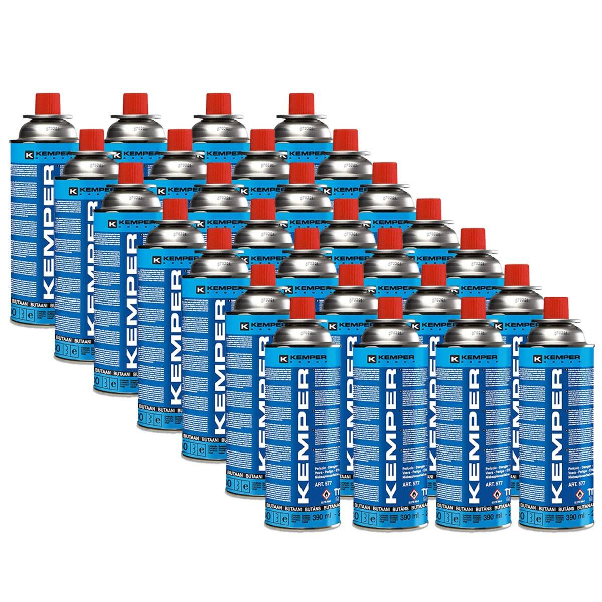 Pack de 28 Cartouches de gaz 227gr Butane Cartouches pour Réchaud, Camping, Lampe à gaz KEMPER - Imagen 1