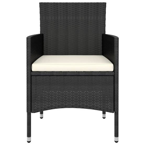 ComfortXL - Salon de Jardin 5 Pièces Rond Résine Tressée avec Tabourets Noir – ComfortXL Outdoor Living - Image 4