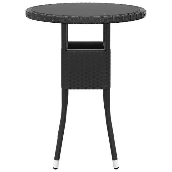 ComfortXL - Salon de Jardin 5 Pièces Rond Résine Tressée avec Tabourets Noir – ComfortXL Outdoor Living - Image 6