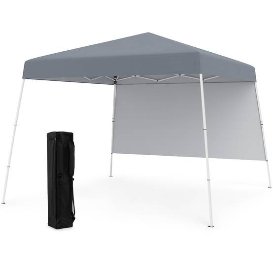 Tonnelle de Jardin 3x3M Tente Réception Pliant avec Sac à Dos Portable Protection Solaire Gris - Image 4