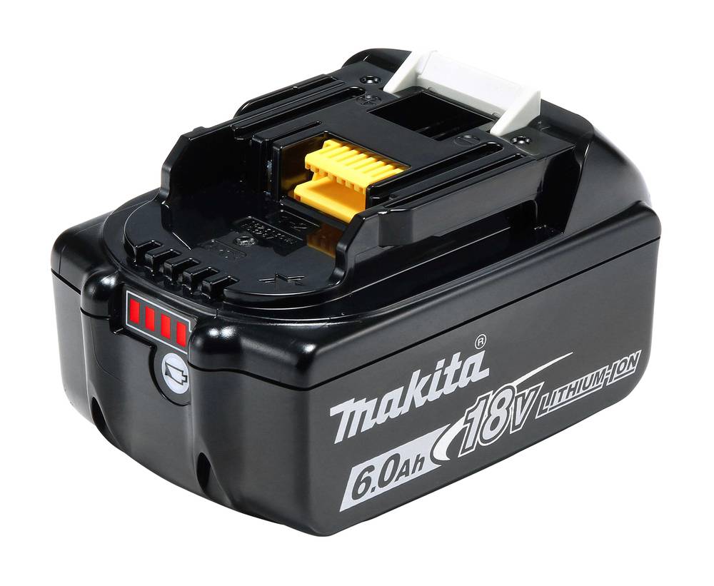 Pack Énergie 18V - 2 batteries BL1860B 6 Ah Li-Ion - MAKITA - avec 1 chargeur - MAKPAC - 198116-4 - Image 2