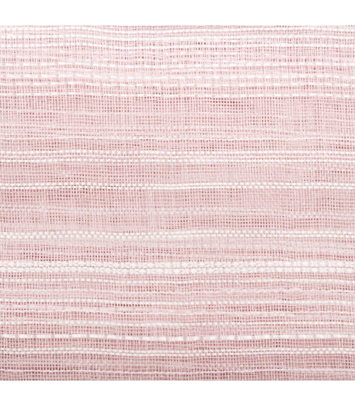 Voilage à œillets Rose tissage à rayures 140 x 240 cm - Imagen 3