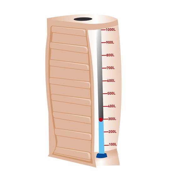 Eda - Cuve récupérateur d'eau murale 1000l "recup' o" - Imagen 4