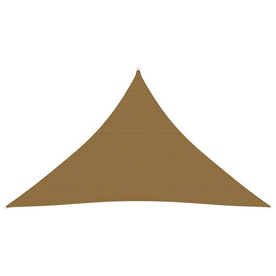 Helloshop26 - Voile toile d'ombrage parasol 160 g/m² PEHD 4 x 4 x 5,8 m taupe - Imagen 1