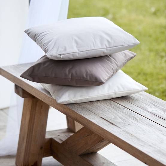 Home Maison - Coussin extérieur imperméable et déhoussable MINORQUE - HOME MAISON - Polyester - Ecru - Imagen 2