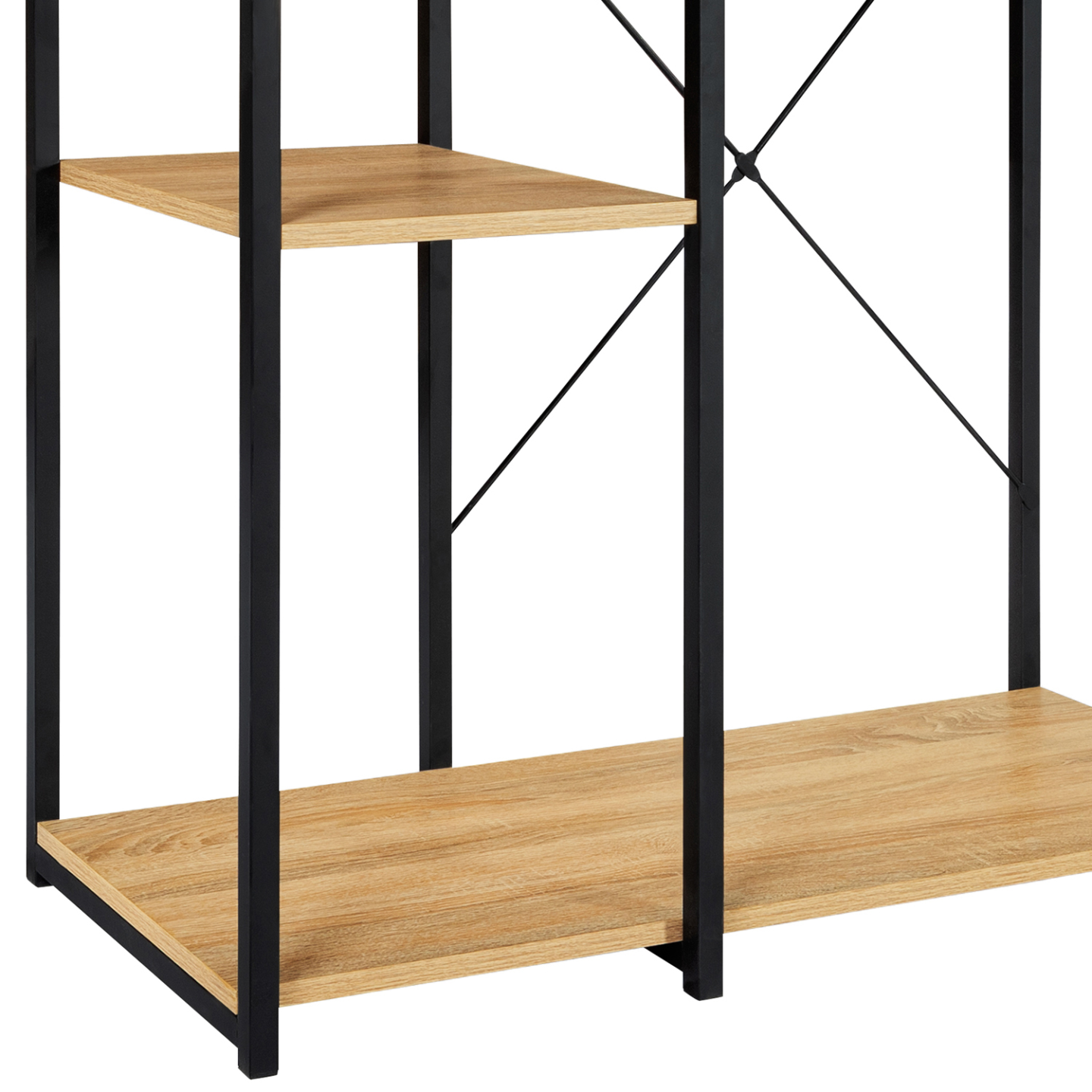 Dressing double penderie étagères L. 90 cm DETROIT design industriel - Image 5