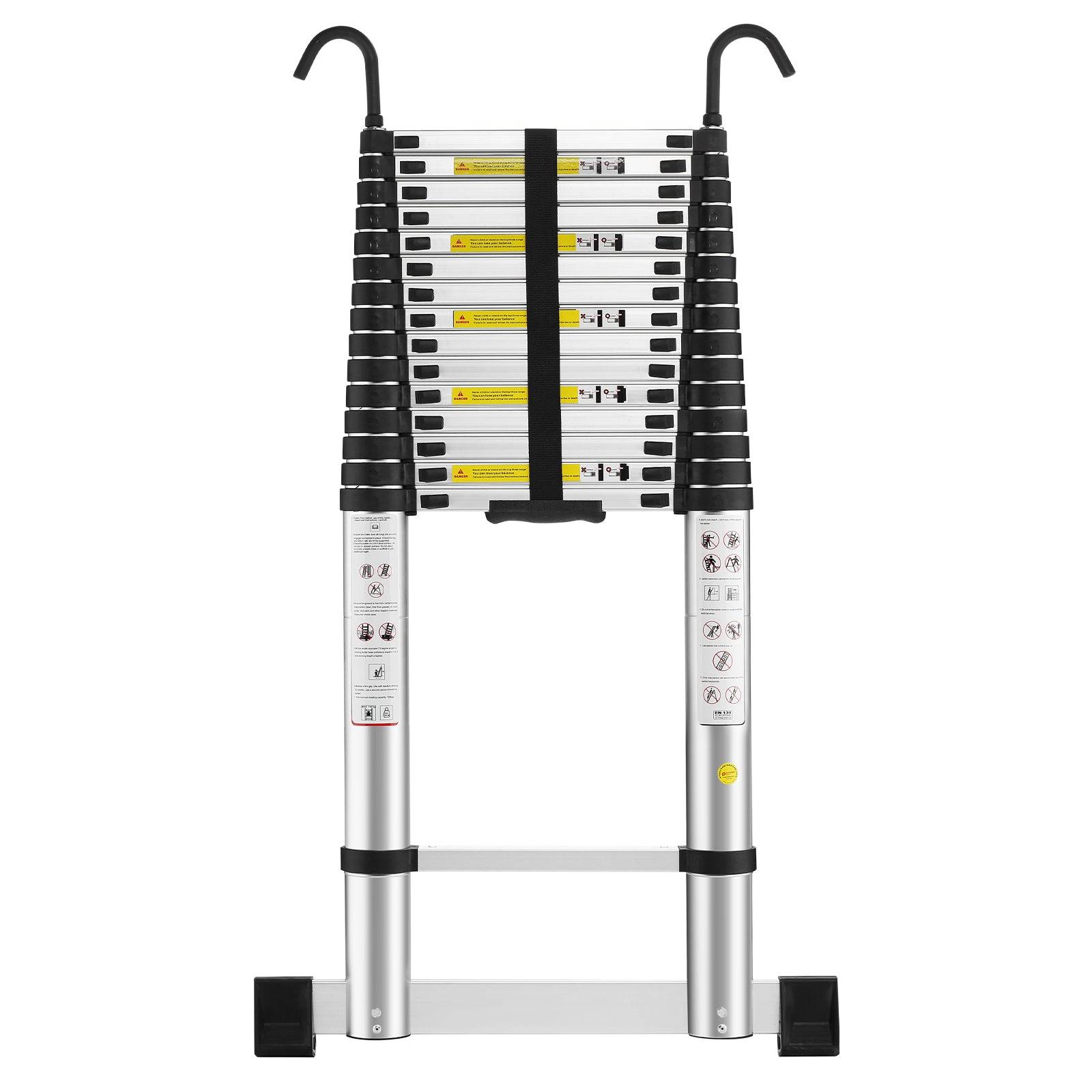 Échelle Télescopique 6.2M en Aluminium Bricolage Pliable, Charge Maximale 150kg - Image 1