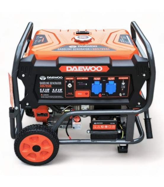 Groupe électrogène à essence 6500W, démarrage électrique, Régulateur AVR - DAEWOO GDS7950E - Image 3
