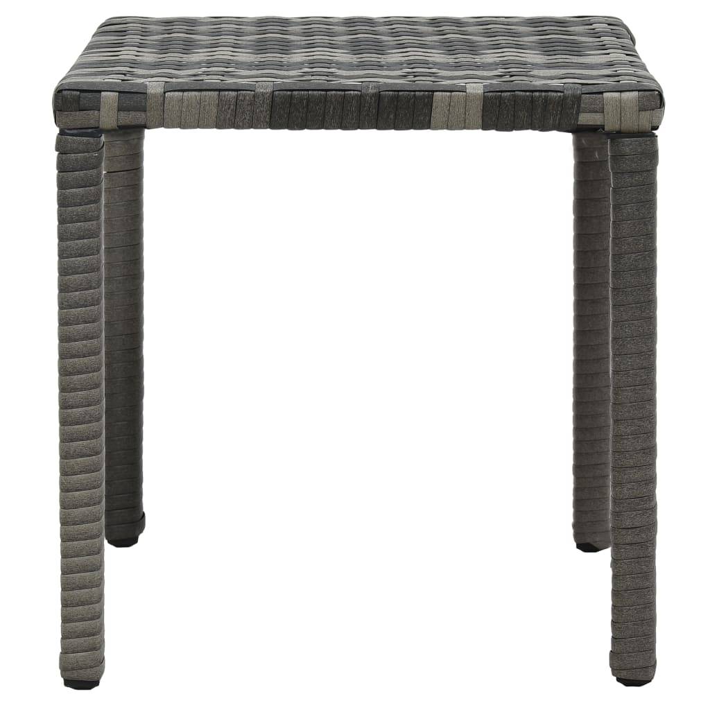 Helloshop26 - Lot de deux chaises longues transat 200 cm avec table résine tressée anthracite - Imagen 7