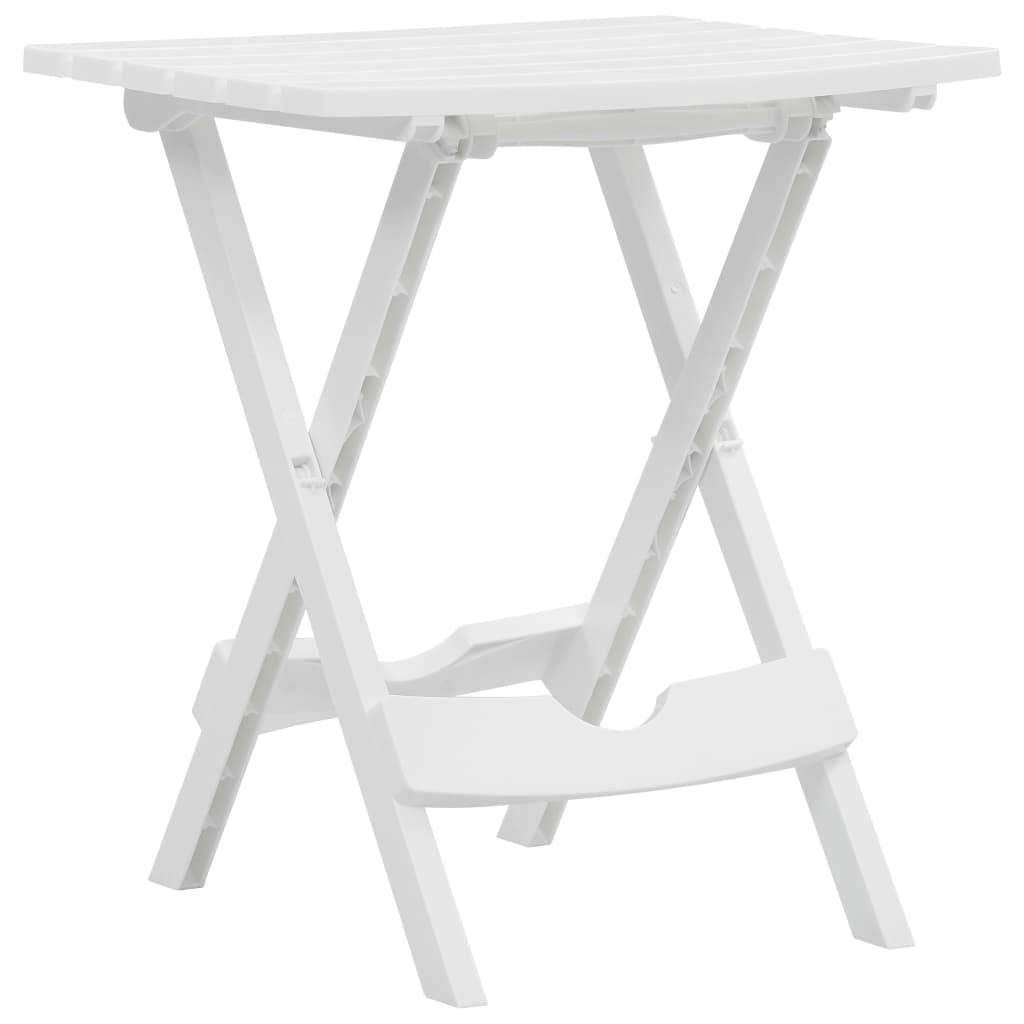 Table bois composite  Prolenta Blanc  44,5 X 38,5 X 50 cm  - P87209B