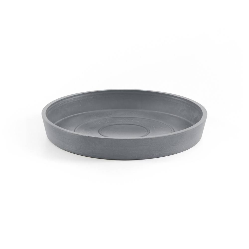 Ecopots - Soucoupe Round 20 Bleu Gris - Ø 18 x H. 2,5 cm ECOPOTS