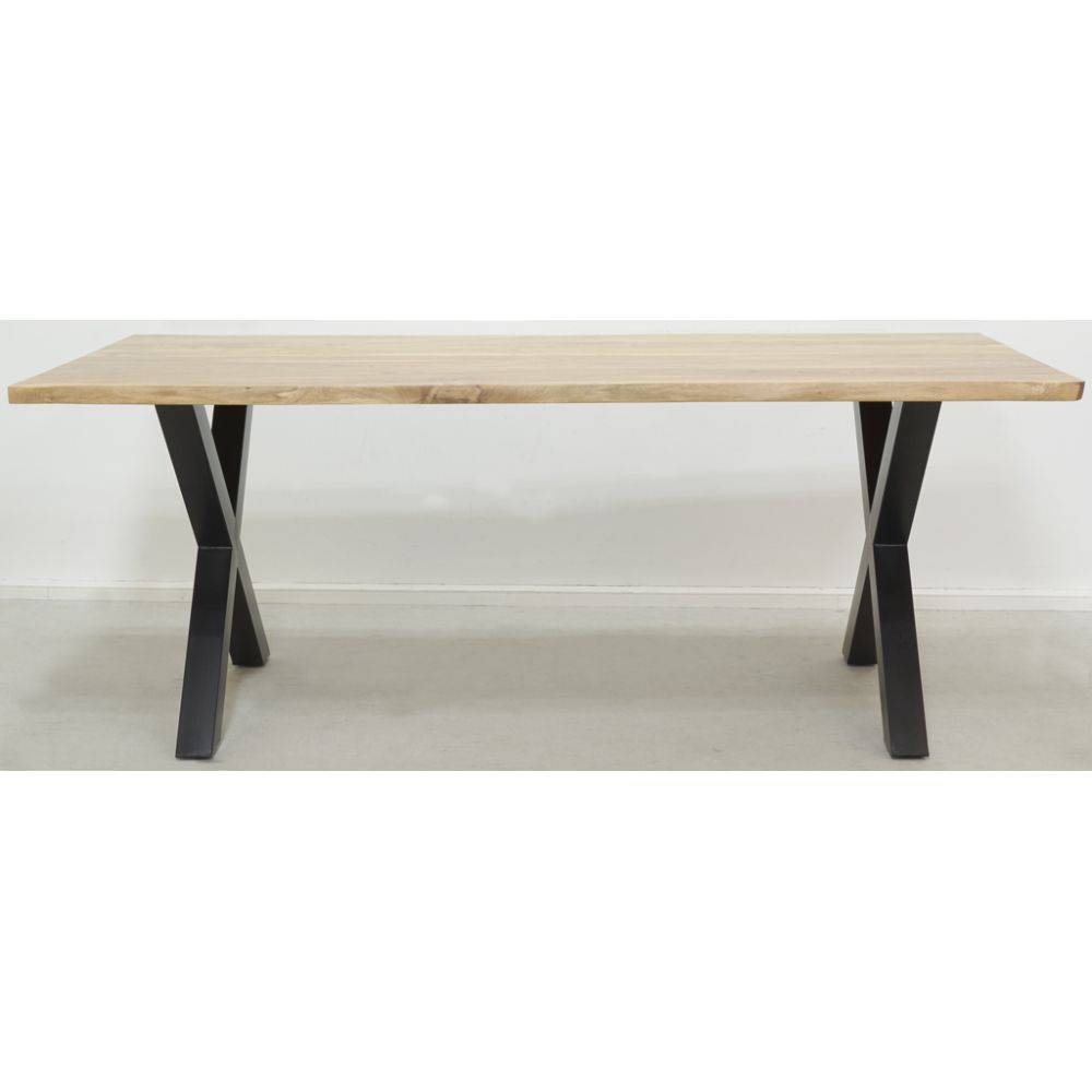 Aubry Gaspard - Table rectangulaire en acacia L220 Ep. 35mm - Imagen 2