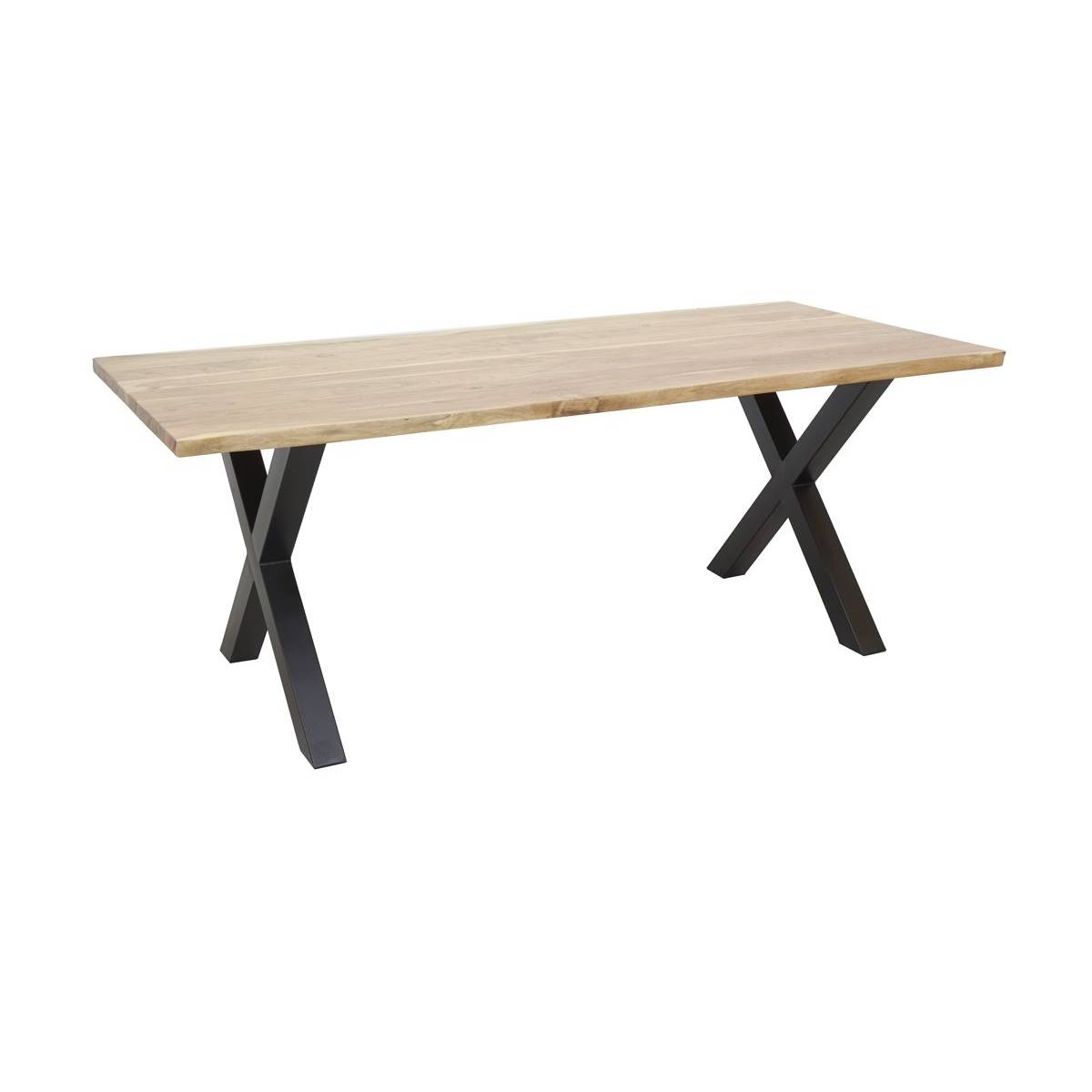 Aubry Gaspard - Table rectangulaire en acacia L220 Ep. 35mm - Imagen 1