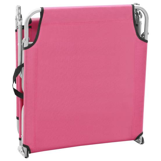 ComfortXL - Transat de Jardin Pliable Dossier Réglable Rose – ComfortXL Outdoor Living - Image 5
