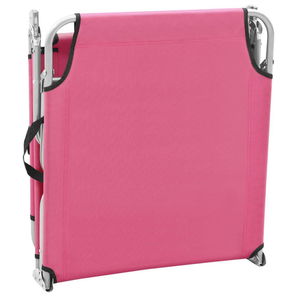ComfortXL - Transat de Jardin Pliable Dossier Réglable Rose – ComfortXL Outdoor Living - Image 5