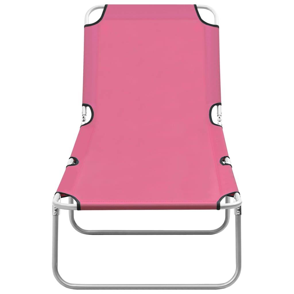 ComfortXL - Transat de Jardin Pliable Dossier Réglable Rose – ComfortXL Outdoor Living - Image 2