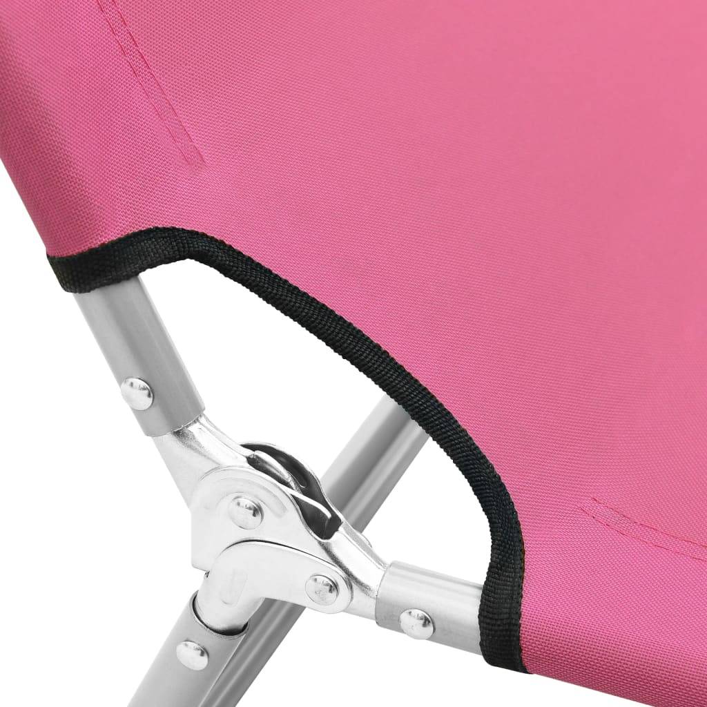 ComfortXL - Transat de Jardin Pliable Dossier Réglable Rose – ComfortXL Outdoor Living - Image 6
