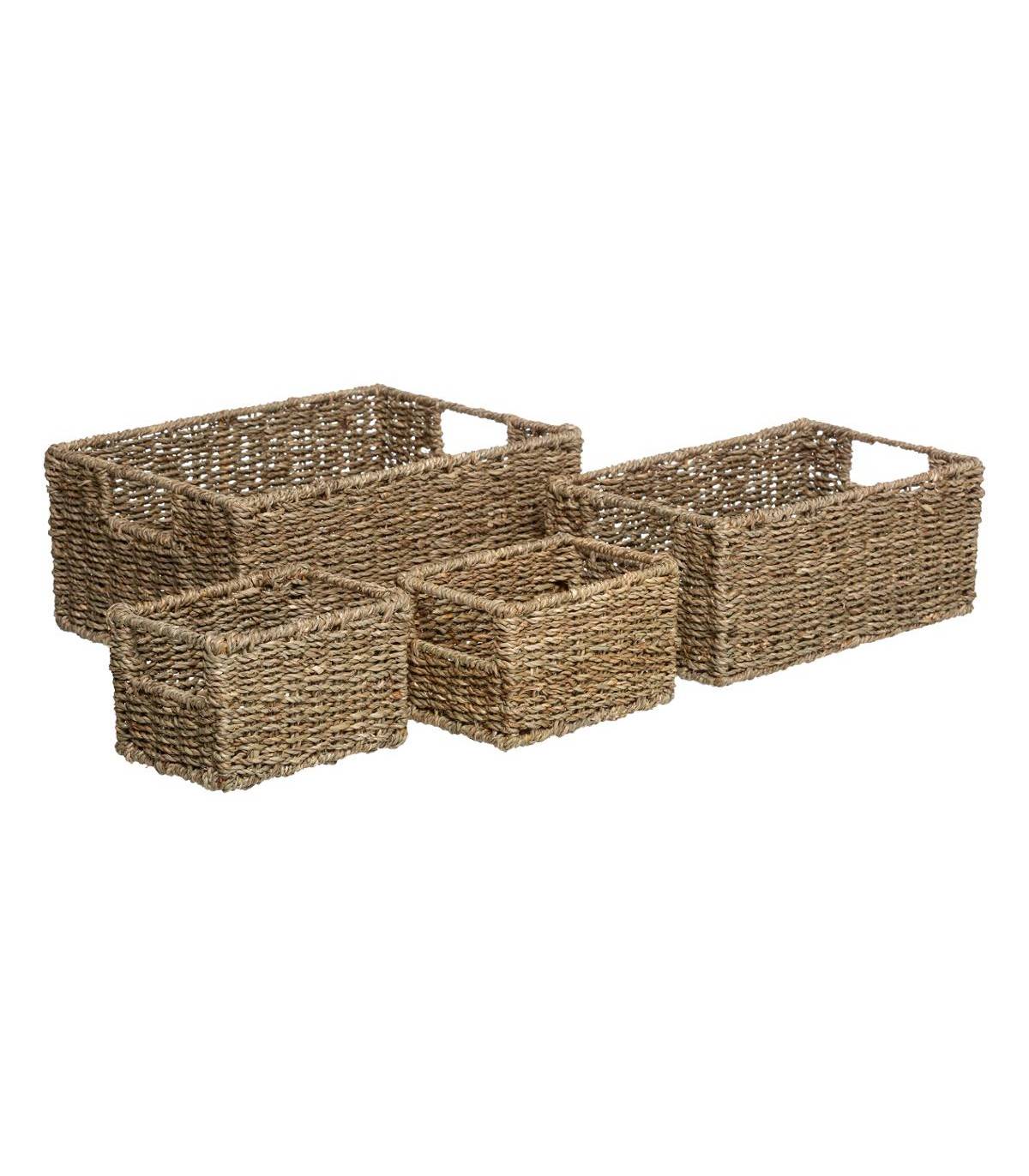 Set de 4 Paniers de rangement en Seagrass - Image 1