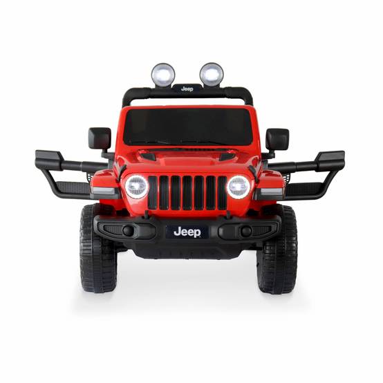 Jeep Rubicon Poussette Enfant 2-5 Ans – Licence Officielle, Lumières LED, Sons, Rangement Sous Siège