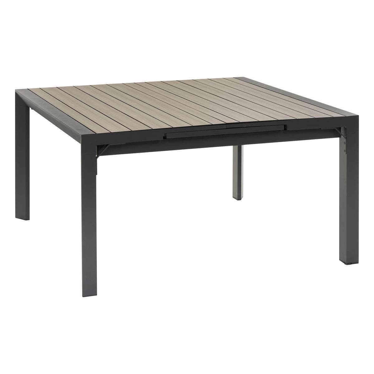 Hesperide - Table de jardin extensible "Évasion" en aluminium seigle & graphite traité époxy 10 places Hespéride - Imagen 3