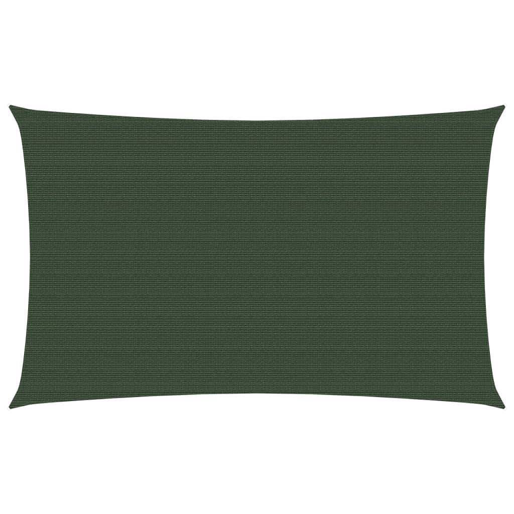 Helloshop26 - Voile d'ombrage 160 g/m² vert foncé 4 x 7 m PEHD - Imagen 1