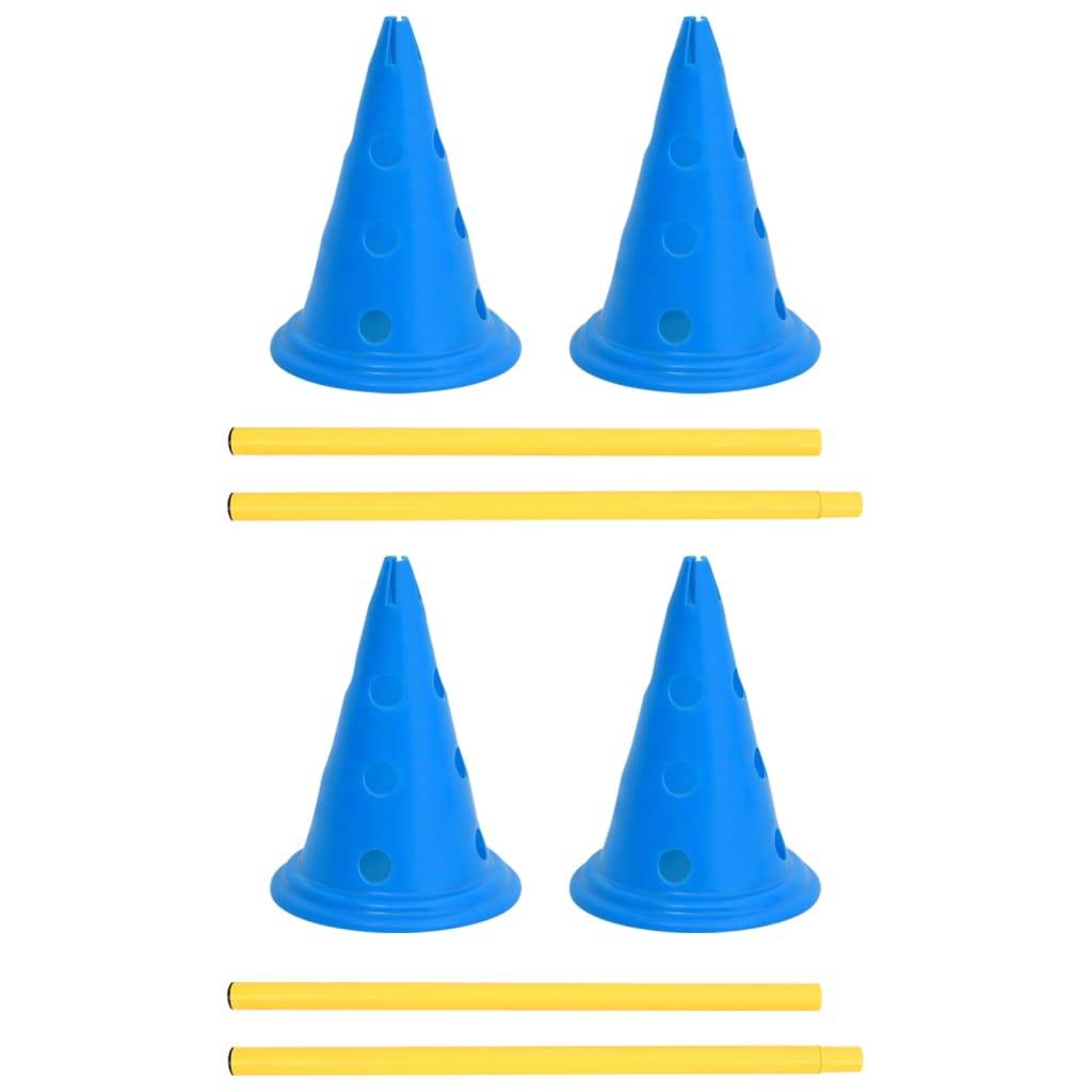 Vidaxl - Ensemble d'obstacles d'activité pour chien Bleu et jaune vidaXL 150952 - Imagen 4