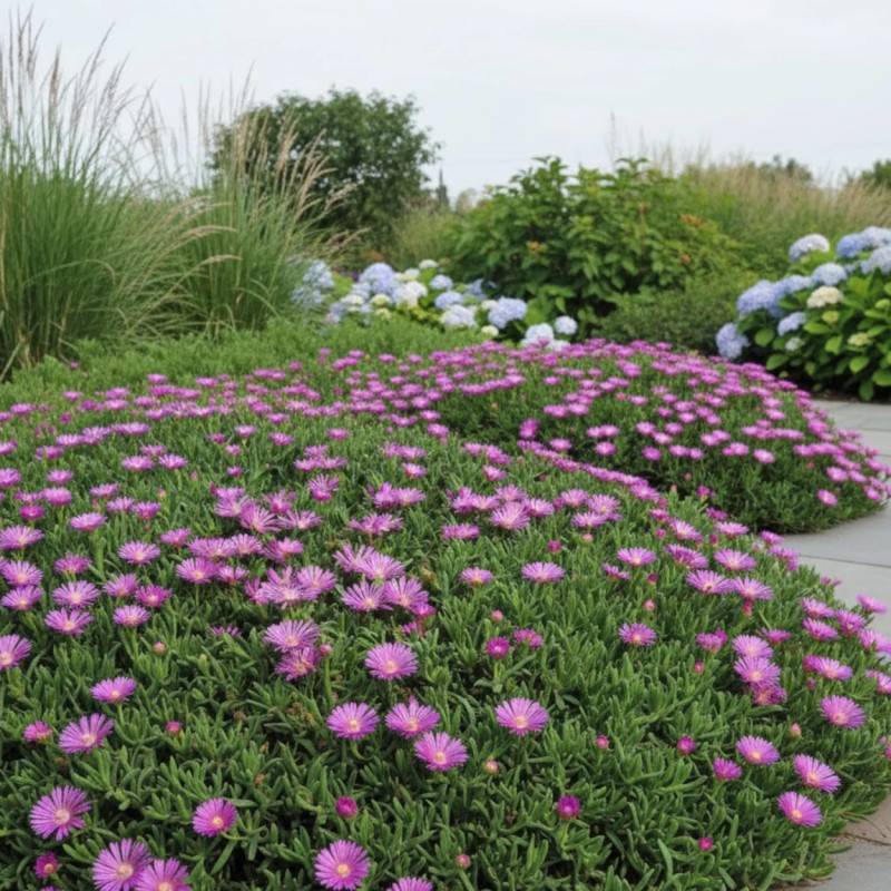 Delosperma ashtonii, Pourpier vivace à fleurs Rose/ - feuillage Persistant - Godet - 5/20 cm - Imagen 1