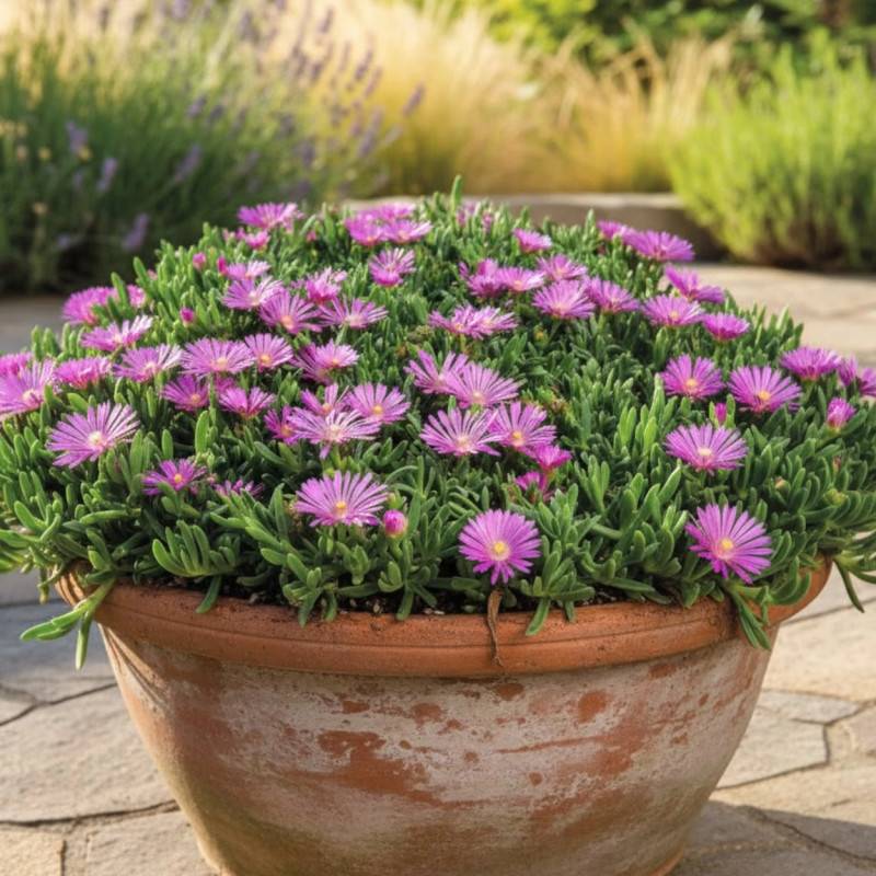 Delosperma ashtonii, Pourpier vivace à fleurs Rose/ - feuillage Persistant - Godet - 5/20 cm - Imagen 4