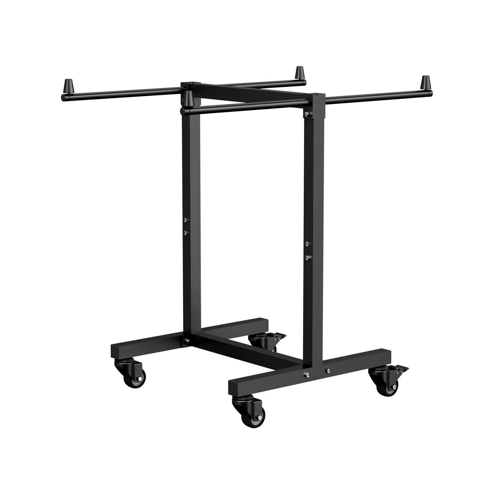 Vevor - VEVOR Chariot chaises pliantes, charge 90kg. Support 14 chaises, forme T, roues. Pour salle à manger. Noir. - Image 9