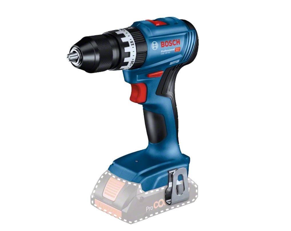 Bosch - Perceuse visseuse à percussion 18V GSB 18V-45 Professional (sans batterie ni chargeur) - BOSCH - 06019K3300
