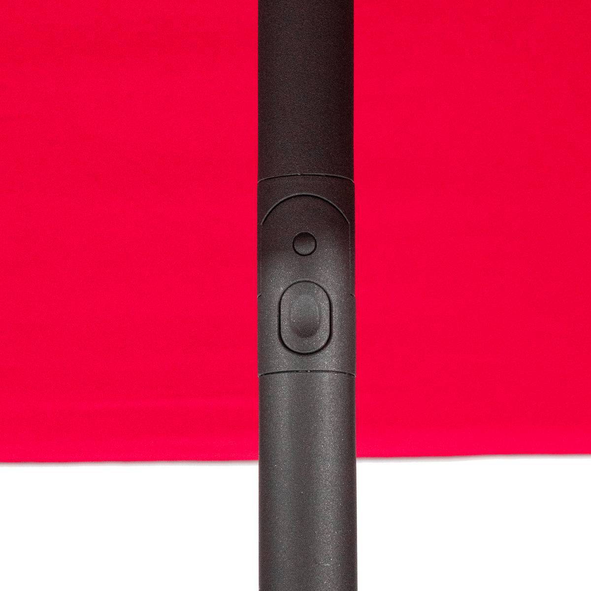 Hesperide - Parasol droit carré "Soya" grenade D2,5x2,5m en acier Hespéride - Image 3