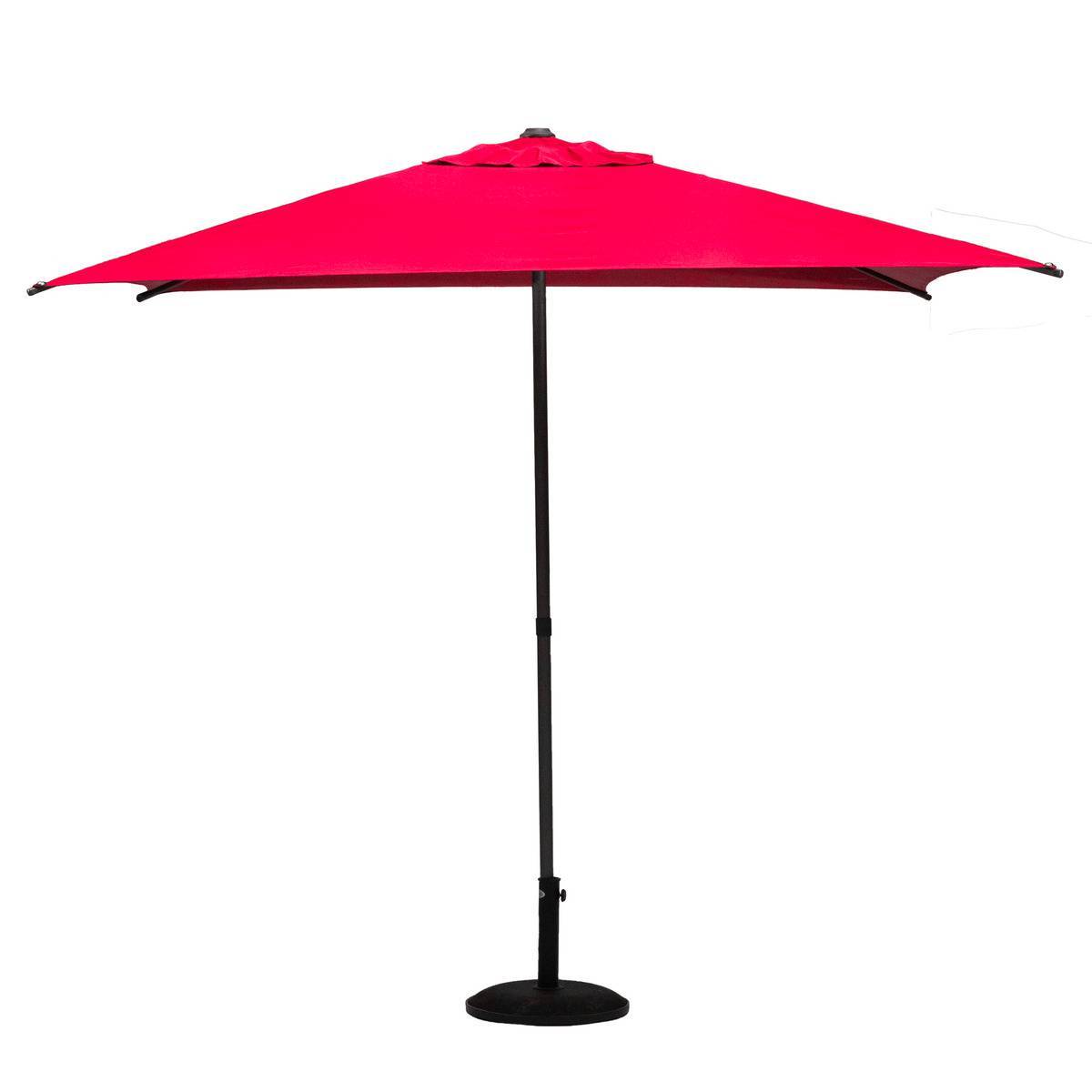 Hesperide - Parasol droit carré "Soya" grenade D2,5x2,5m en acier Hespéride - Image 1